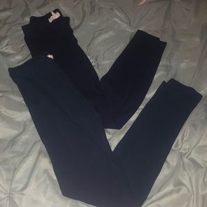 *BUNDLE* 2 pairs navy cotton leggings